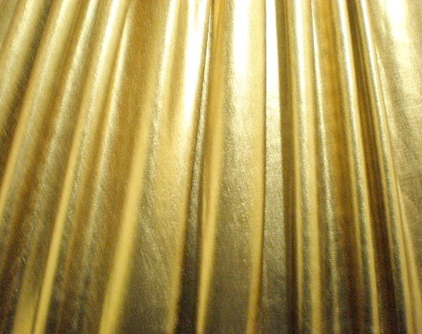 1. Gold Metal Lame 4Way Stretch